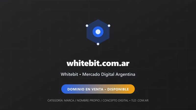 Identidad gráfica y activo digital para Whitebit en Argentina